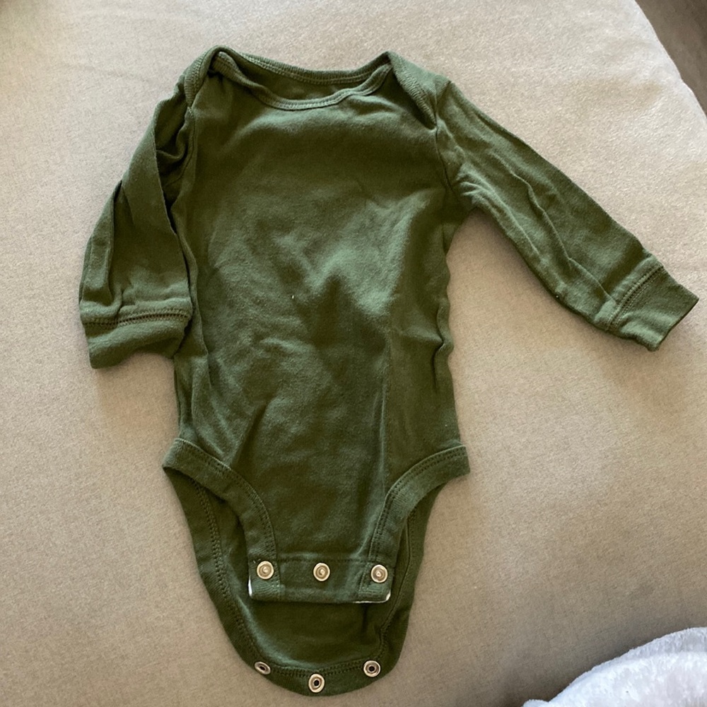 3 month long sleeve onesie